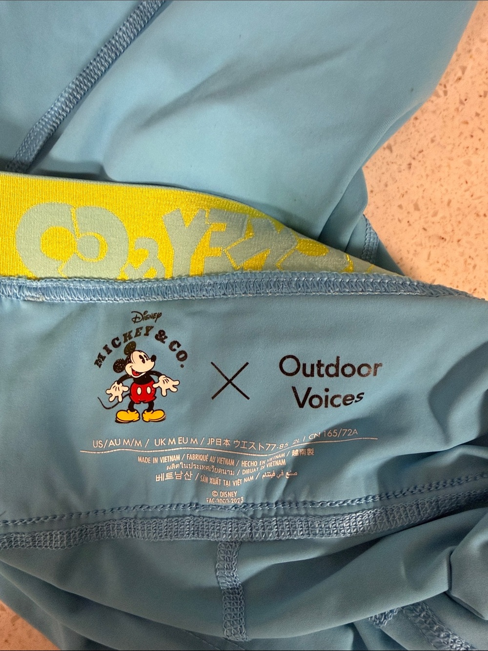 Outdoor voices x Disney biker shorts - Picture 4 of 5